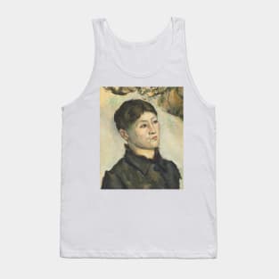 Portrait of Madame Cezanne by Paul Cezanne Tank Top